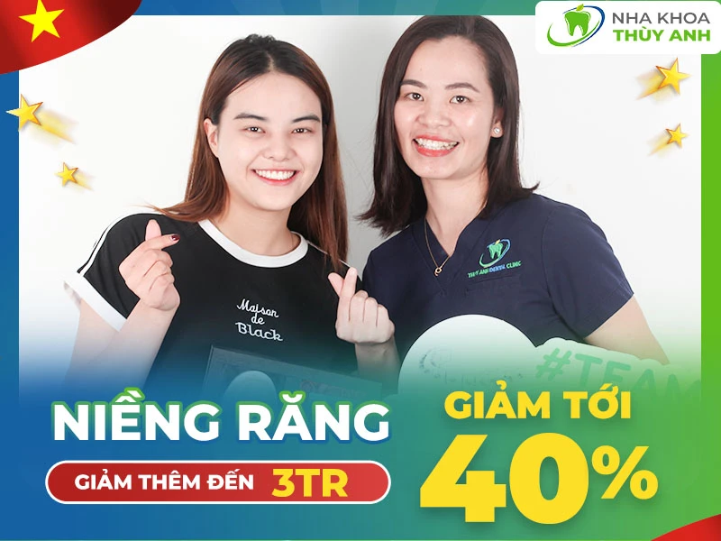 NIỀNG RĂNG ƯU ĐÃI TỚI 40% PHÍ ĐIỀU TRỊ